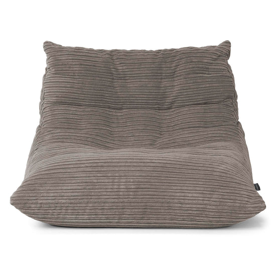 Noah Floor Chair Bean Bag - Cord Graphite 01