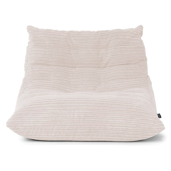 Noah Floor Chair Bean Bag - Cord Ivory 01