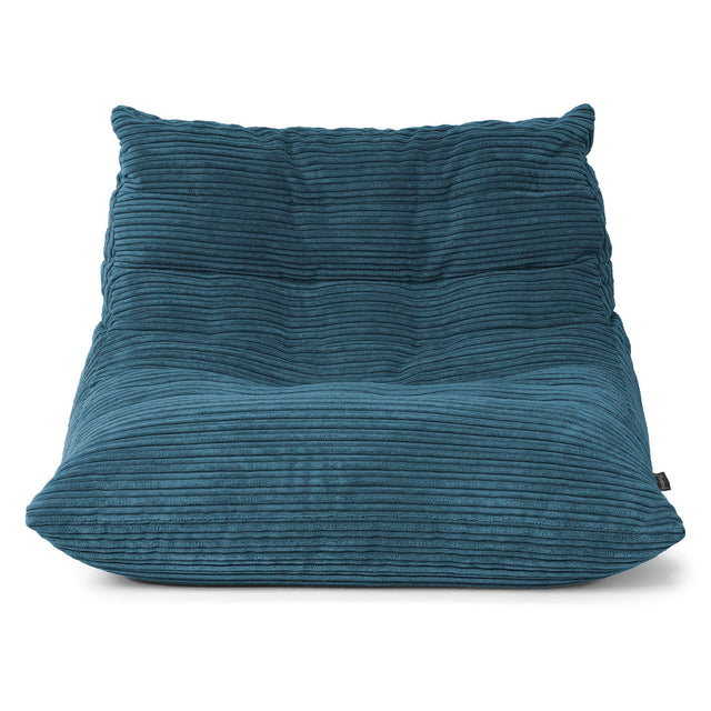 Noah Floor Chair Bean Bag - Cord Navy 01