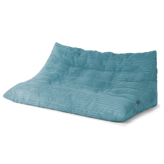 Noah Floor Sofa Bean Bag - Cord Aegean 02