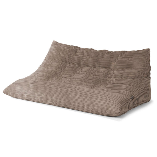 Noah Floor Sofa Bean Bag - Cord Dovetail Grey 02