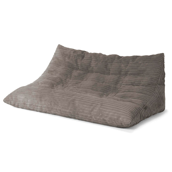 Noah Floor Sofa Bean Bag - Cord Graphite 02