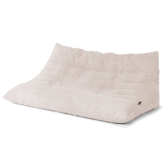 Noah Floor Sofa Bean Bag - Cord Ivory 02