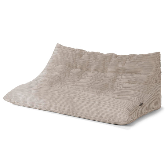 Noah Floor Sofa Bean Bag - Cord Mink 02