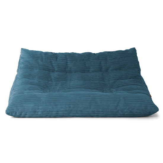 Noah Floor Sofa Bean Bag - Cord Navy 01