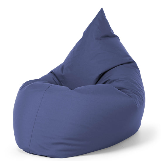 XL Pillow Beanbag - Outdoor Easy Care Navy Blue 02