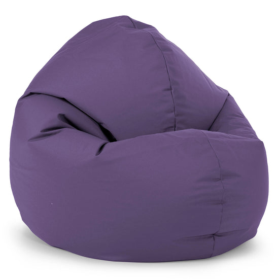 Flexforma Adult Bean Bag Chair - Outdoor Easy Care Purple 01