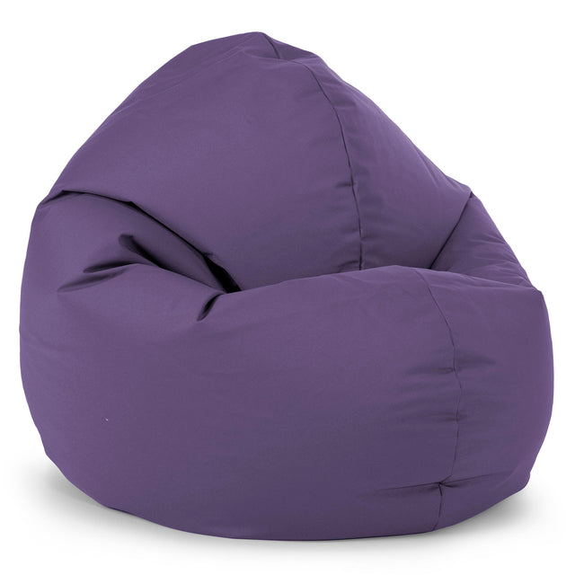 Flexforma Adult Bean Bag Chair - Outdoor Easy Care Purple 01