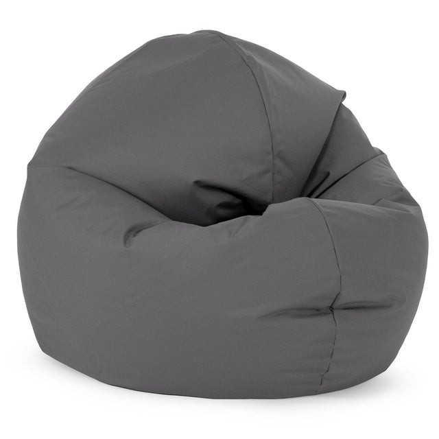 Flexforma Junior Children's Bean Bag Chair 2-14 yr - Outdoor Easy Care Dark Grey 01