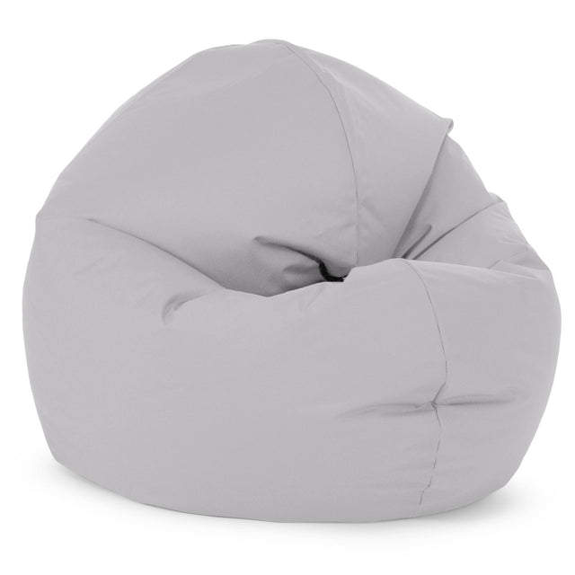 Flexforma Junior Children's Bean Bag Chair 2-14 yr - Outdoor Easy Care Silver Grey 01