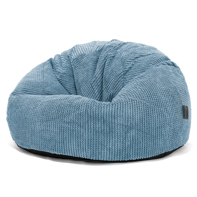 Classic Bean Bag Chair - Pom Pom Sky Blue 01