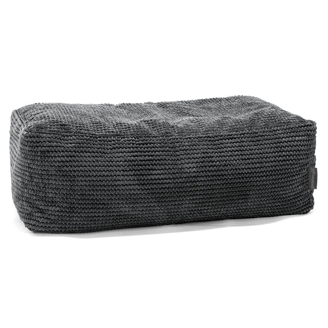 Large Footstool - Pom Pom Black 01