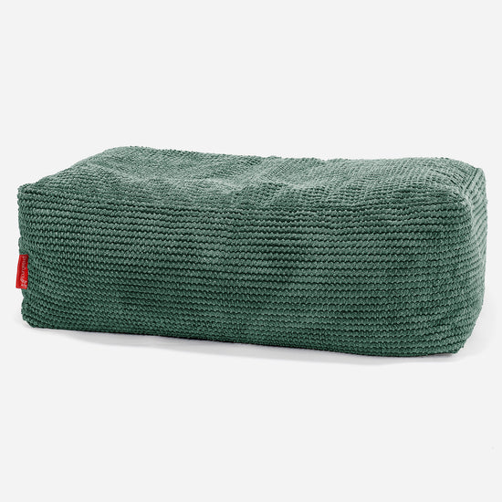 Large Footstool - Pom Pom Moss Green 01
