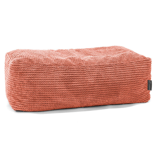 Large Footstool - Pom Pom Pumpkin Orange 01