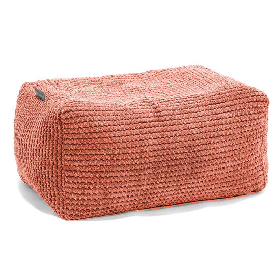 Small Footstool - Pom Pom Pumpkin Orange 01