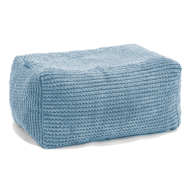 Small Footstool - Pom Pom Sky Blue 01