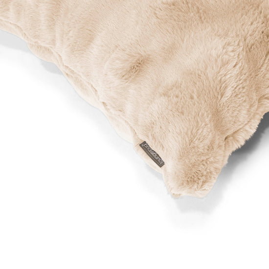 Rectangular Scatter Cushion Cover 35 x 50cm - Bubble Faux Fur Cream 02