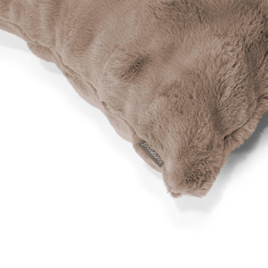 Rectangular Scatter Cushion Cover 35 x 50cm - Bubble Faux Fur Mink 02