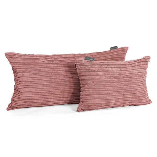 Rectangular Scatter Cushion Cover 35 x 50cm - Cord Peach 03