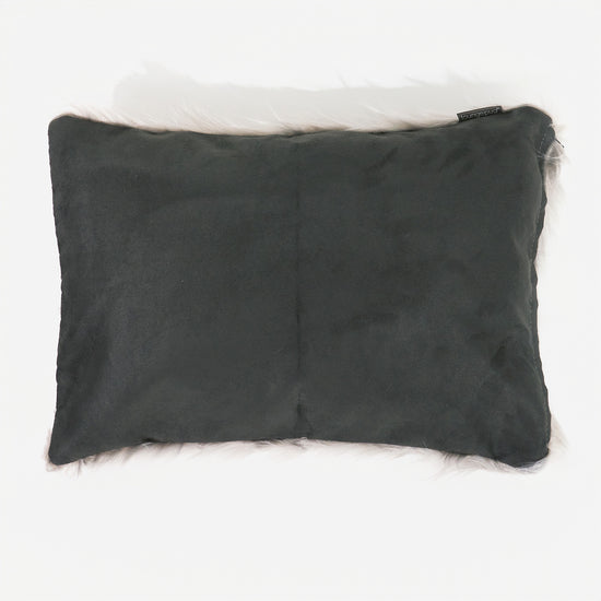 Rectangular Scatter Cushion Cover 35 x 50cm - Mongolian Fur Grey 02
