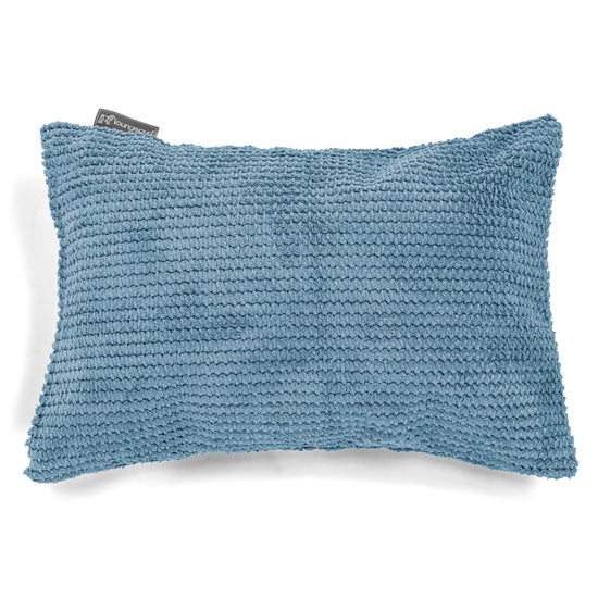 Rectangular Scatter Cushion Cover 35 x 50cm - Pom Pom Sky Blue 01