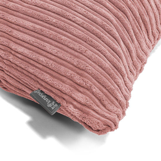 Round Scatter Cushion Cover 50cm - Cord Peach 02