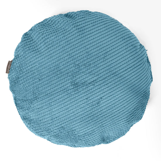 Round Scatter Cushion Cover 50cm - Pom Pom Aegean 01