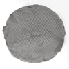 Round Scatter Cushion Cover 50cm - Pom Pom Charcoal 01