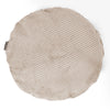 Round Scatter Cushion Cover 50cm - Pom Pom Ivory 01