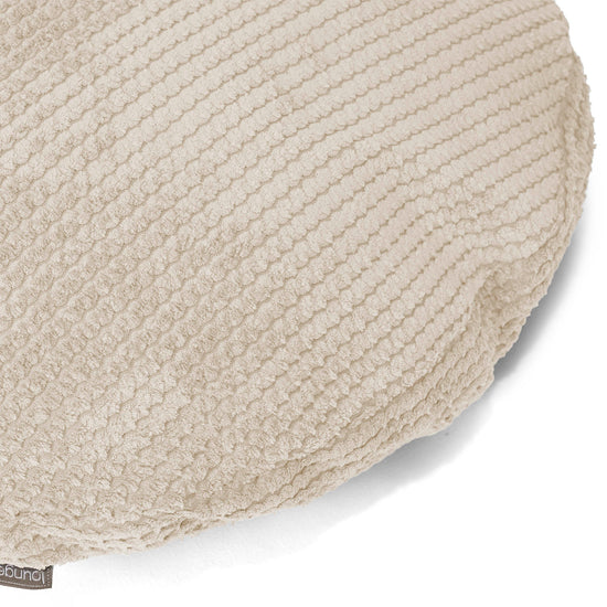 Round Scatter Cushion Cover 50cm - Pom Pom Ivory 02