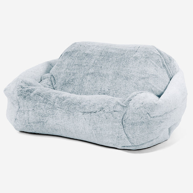 Sabine Bean Bag Armchair Replacement Cover - Fluffy Faux Fur Rabbit 01