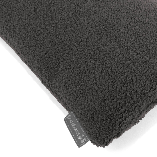 Scatter Cushion Cover 47 x 47cm - Boucle Graphite Grey 02
