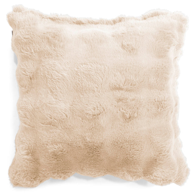Scatter Cushion Cover 47 x 47cm - Bubble Faux Fur Cream 01