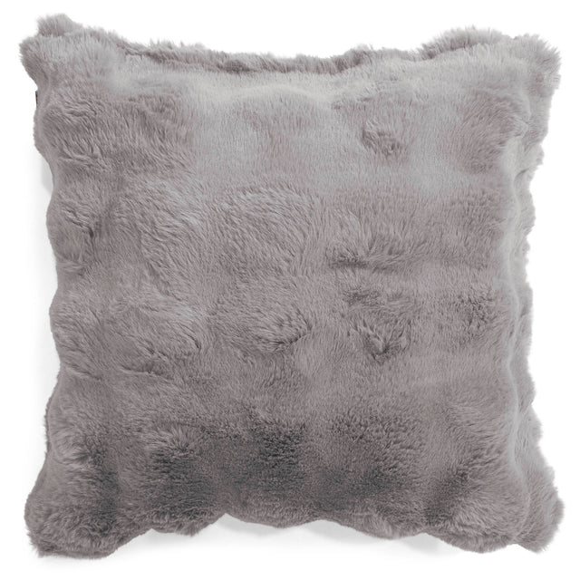 Scatter Cushion Cover 47 x 47cm - Bubble Faux Fur Grey 01