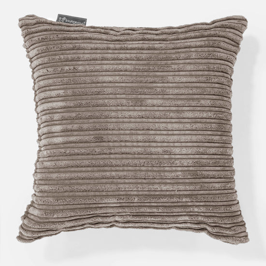 Scatter Cushion Cover 47 x 47cm - Cord Dovetail Grey 01