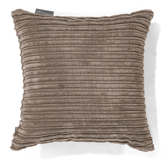 Scatter Cushion Cover 47 x 47cm - Cord Dovetail Grey 01