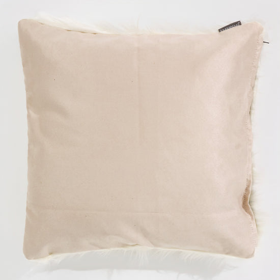 Scatter Cushion Cover 47 x 47cm - Mongolian Fur Cream 02