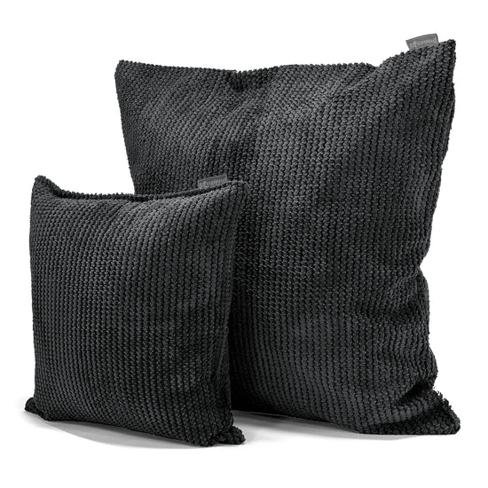 Scatter Cushion Cover 47 x 47cm - Pom Pom Black 02