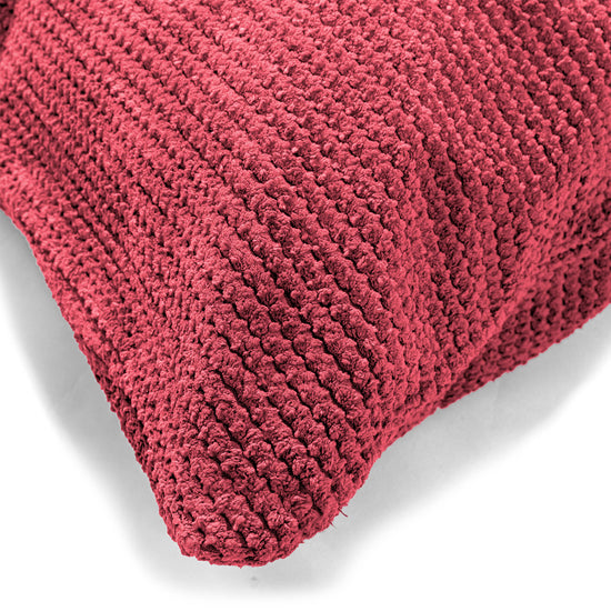 Scatter Cushion Cover 47 x 47cm - Pom Pom Pastel Red 03