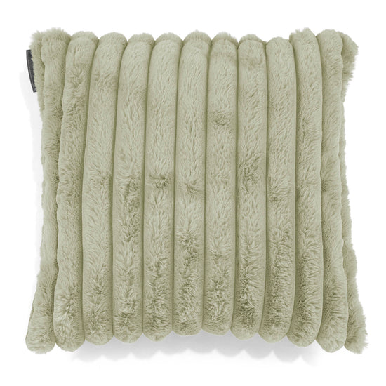Scatter Cushion Cover 47 x 47cm - Ultra Plush Cord Sage Green 01