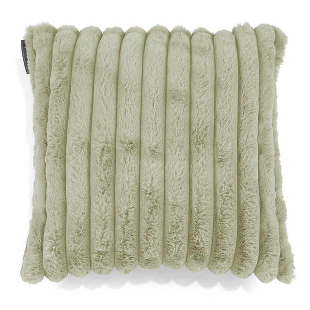 Scatter Cushion Cover 47 x 47cm - Ultra Plush Cord Sage Green 01