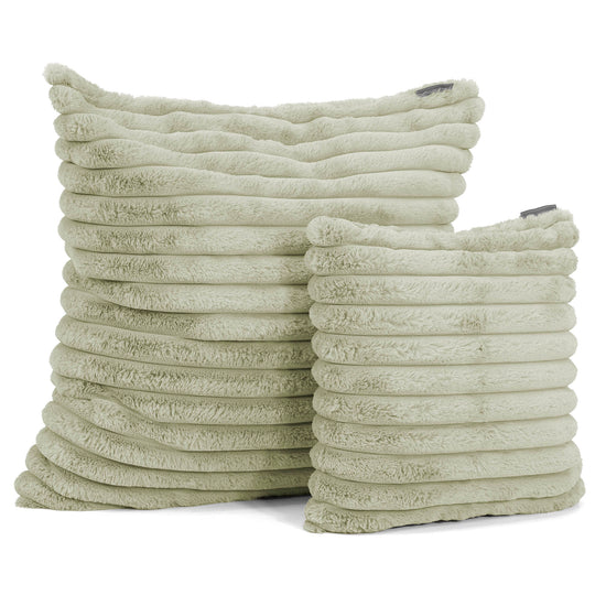 Scatter Cushion Cover 47 x 47cm - Ultra Plush Cord Sage Green 02