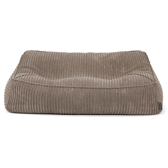 Sloucher Bean Bag Sofa - Cord Dovetail Grey 01
