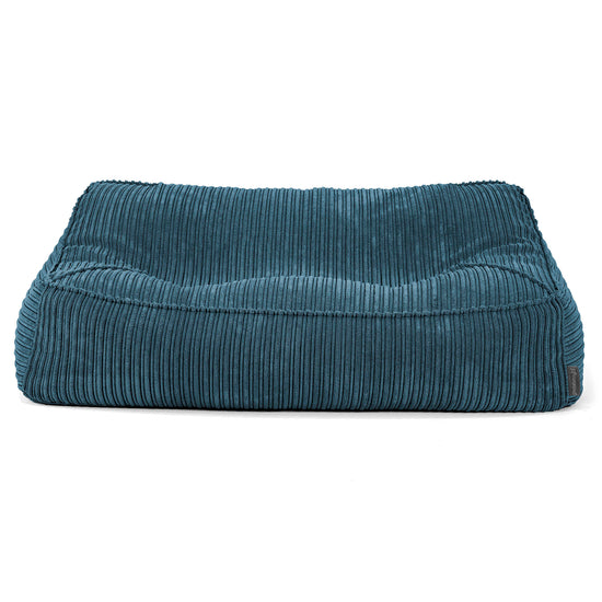 Sloucher Bean Bag Sofa - Cord Navy Blue 01