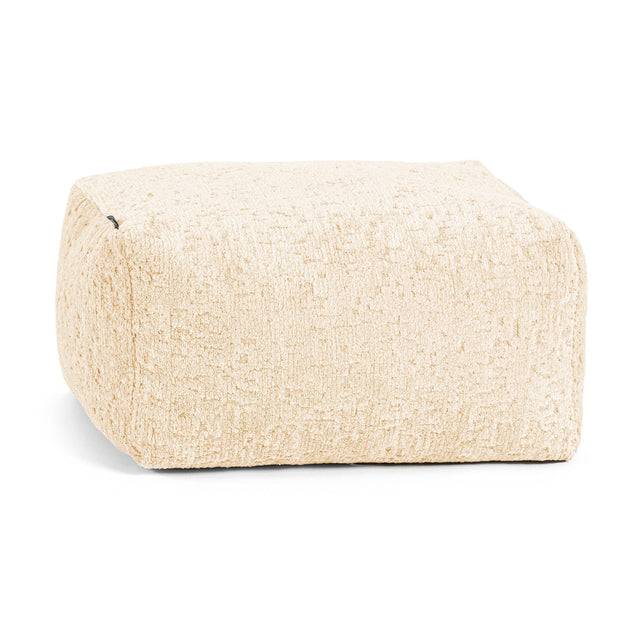 Small Footstool - Cord Ivory 01