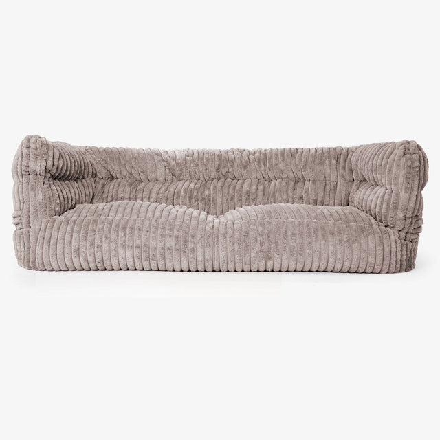 The 3 Seater Albert Sofa Bean Bag 2.0 - Ultra Plush Cord Minky 01