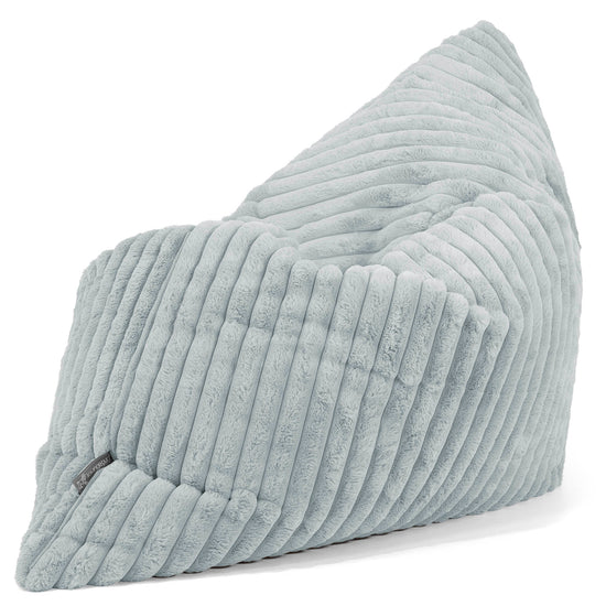 XL Pillow Beanbag - Ultra Plush Cord Duck Egg Blue 02