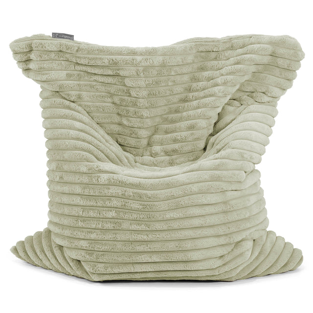 XL Pillow Beanbag - Ultra Plush Cord Sage Green 01