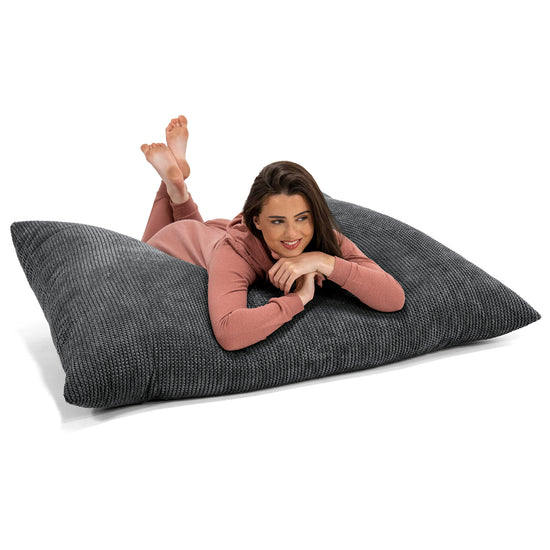XL Pillow Bean Bag - Pom Pom Black 03