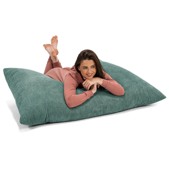 XL Pillow Bean Bag - Pom Pom Emerald Green 03